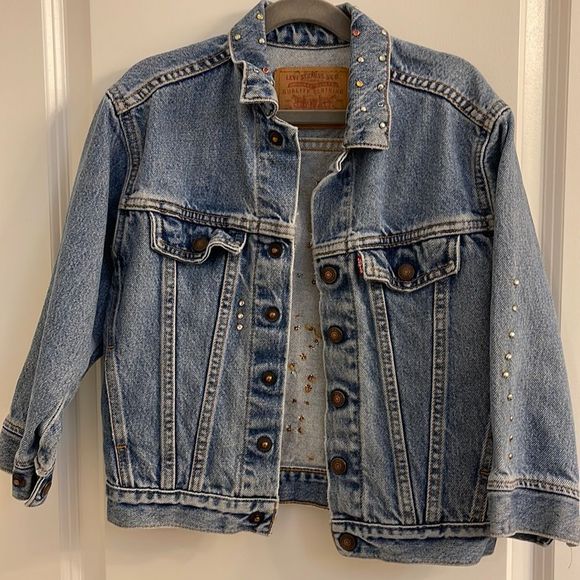 Ladies Vintage  Levi’s size 6 Jean Jacket - Picture 1 of 5